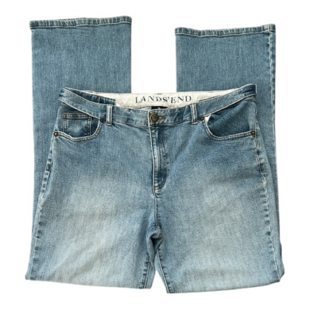 Lands’ End Bootcut Jeans Modern Waist